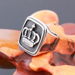 Men Royal King Crown Ring Stainless Steel Ring Vintage Men Jewelry mens stainless steel Royal rings